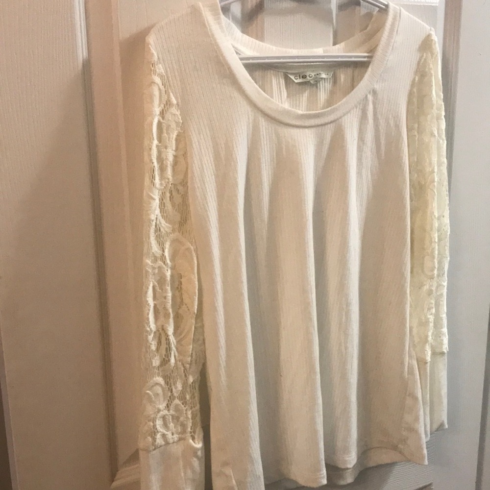 Cleo  petites lace long sleeve